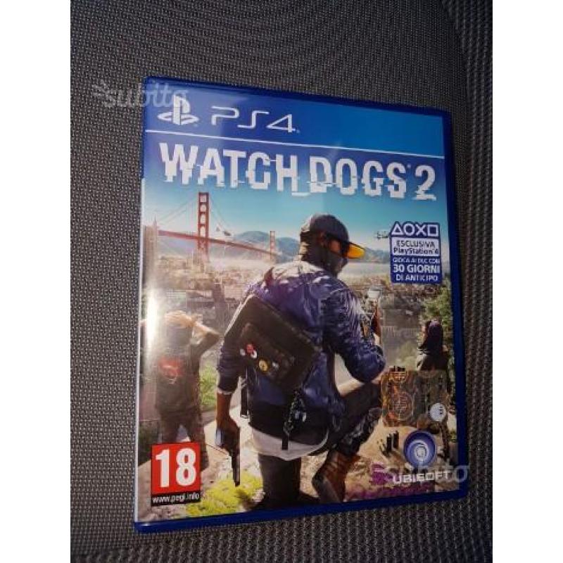 Watch dogs 2 Ps4 SEMINUOVO